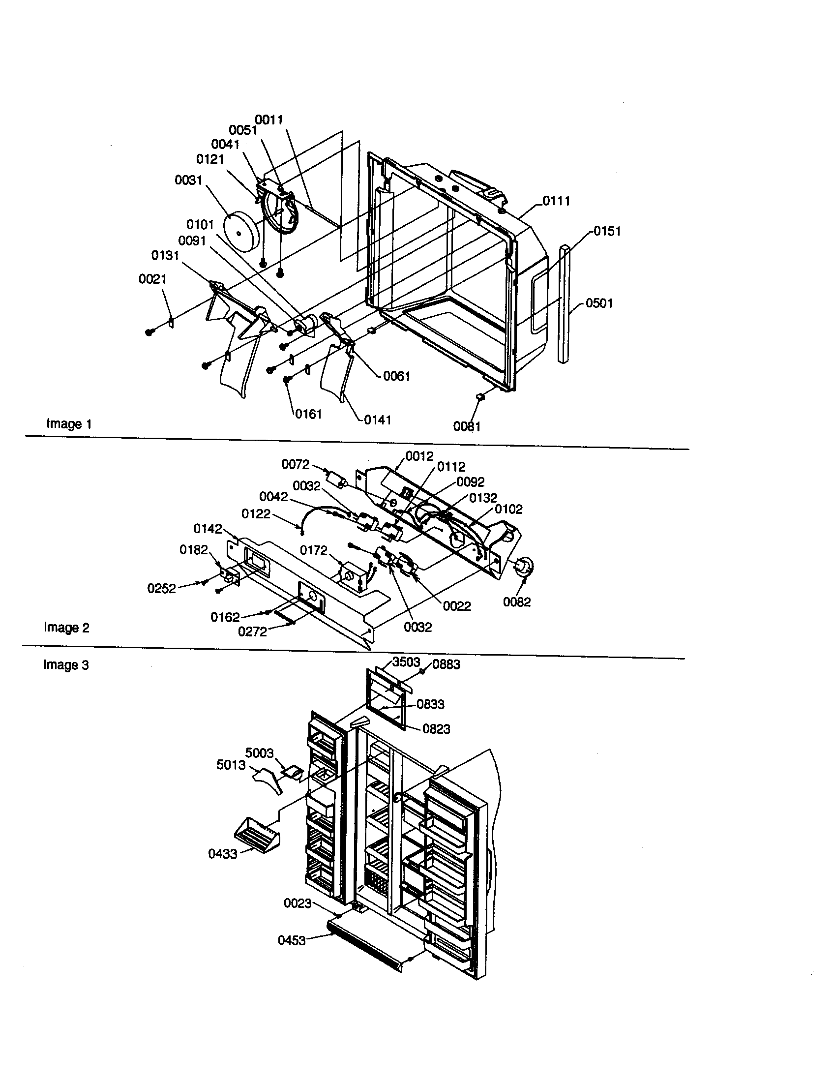 Dispenser cover/elec. brkt. assy.
