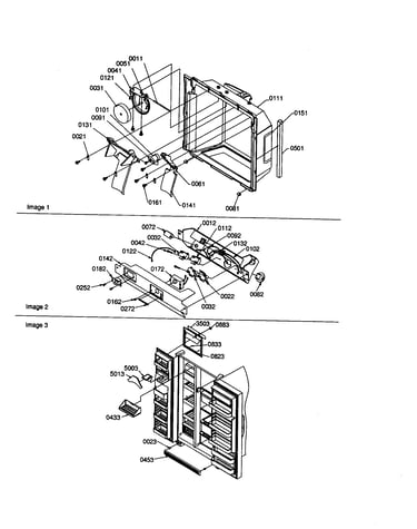 Dispenser cover/elec. brkt. assy.