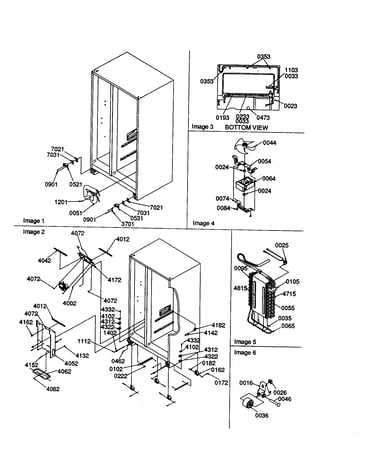 Drain, rollers and evap. assembly