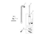 Kenmore 11638512892 hose and attachment diagram