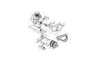 Craftsman 917292403 belt guard and pulley assembly diagram