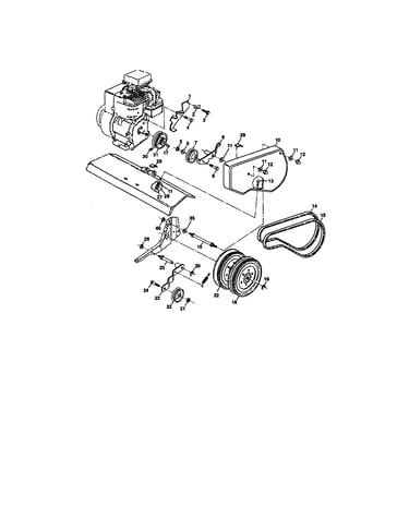 Belt guard and pulley assembly