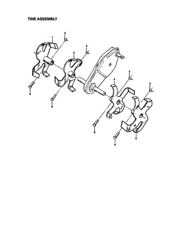 Tine assembly