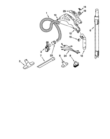 Hose and attachment