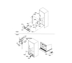 Kenmore 59670003990 cabinet back/ water valve assembly diagram