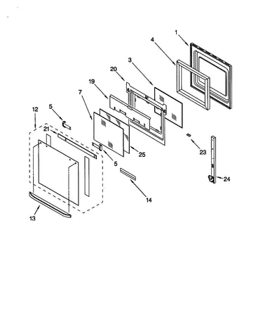 Oven door