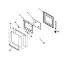 Lower oven door