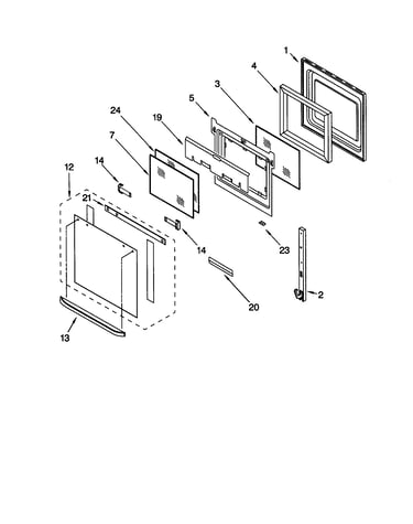 Oven door