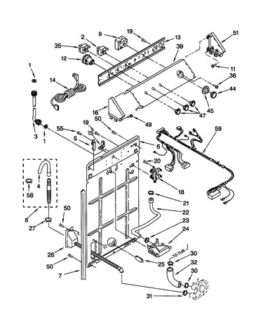 Controls and rear panel