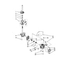 Whirlpool LSQ9264HZ0 brake/clutch/gearcase/motor/pump diagram