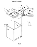 Top and cabinet