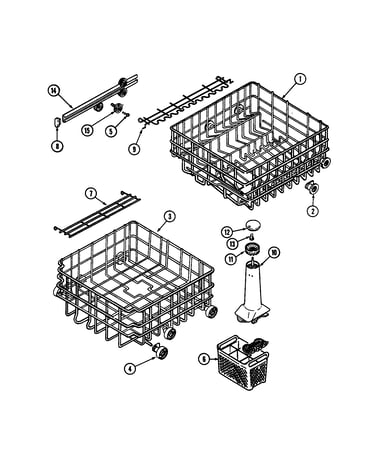 Track and rack assembly