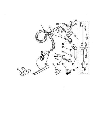 Hose and attachments