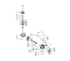 Kenmore 11020132000 brake/clutch/gearcase/motor/pump diagram