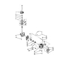 Kenmore 11020172000 brake/clutch/gearcase/motor/pump diagram