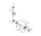 Kenmore 11020272000 brake/clutch/gearcase/motor/pump diagram