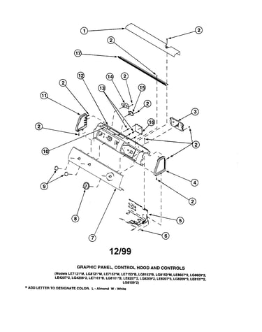 Graphic panel control/hood