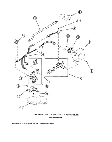 Gas valve/igniter/conversion kits