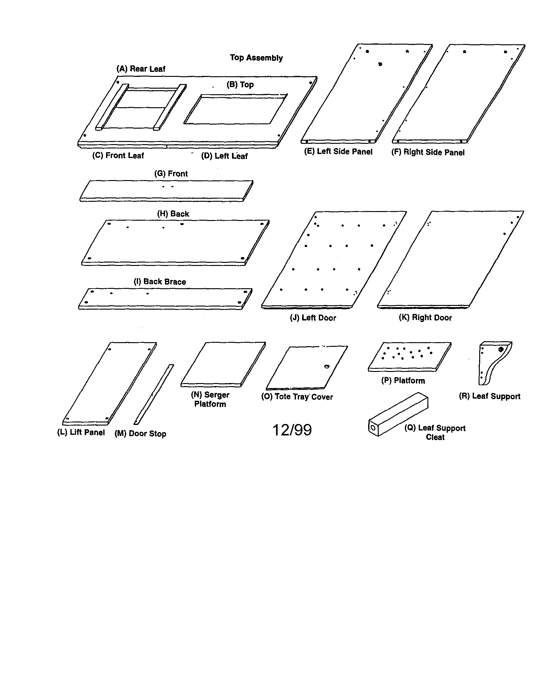 Top assembly