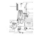 Eureka 4482BT-1 motor cover assembly diagram