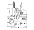 Eureka 4472BT motor cover assembly diagram