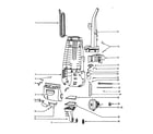 Eureka 4480BT motor cover assembly diagram