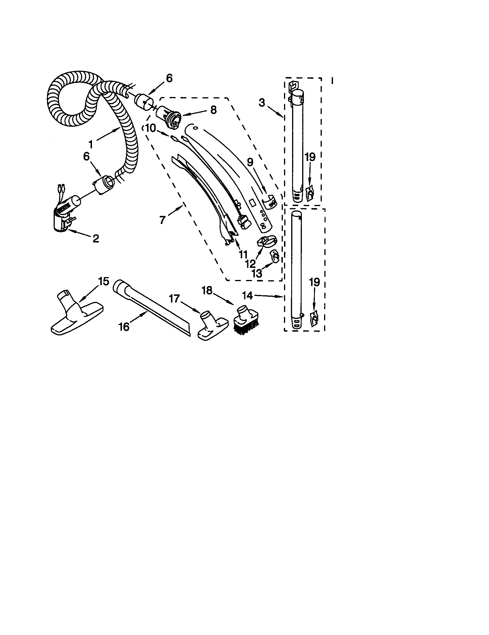 Hose and attachments
