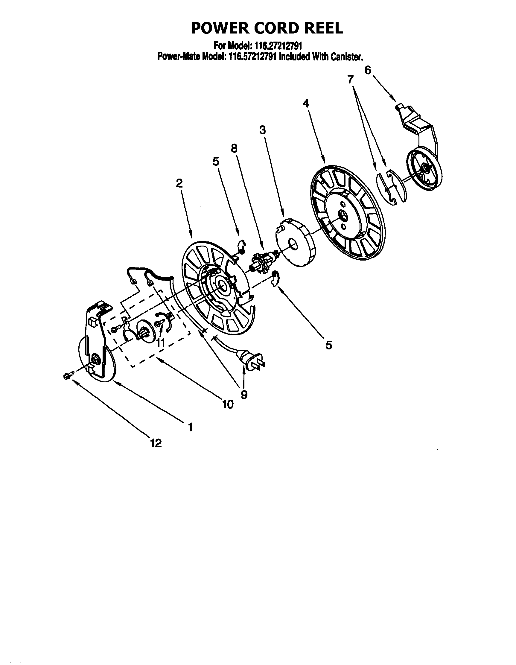 Power cord reel