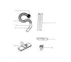 Eureka 3682D hose assembly, complete diagram