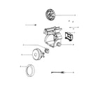 Eureka 3680A-1 motor assembly diagram