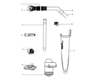 Eureka 3680A-1 hose assembly, complete diagram