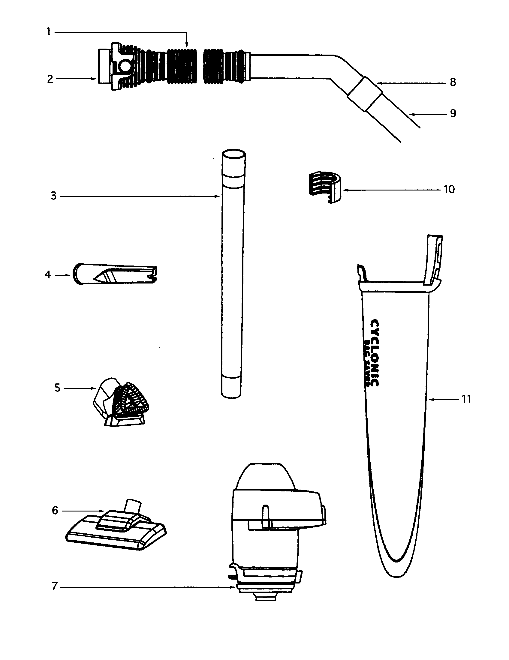 Hose assembly, complete