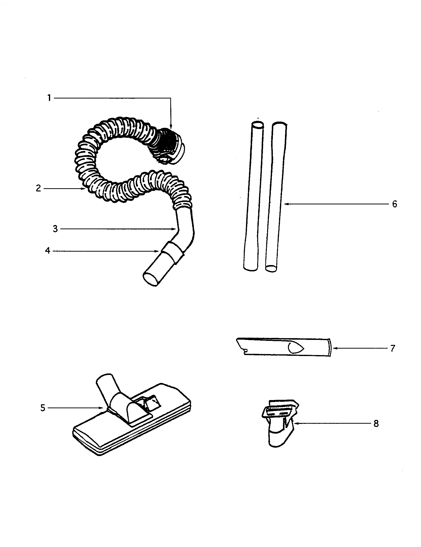 Hose assembly, complete