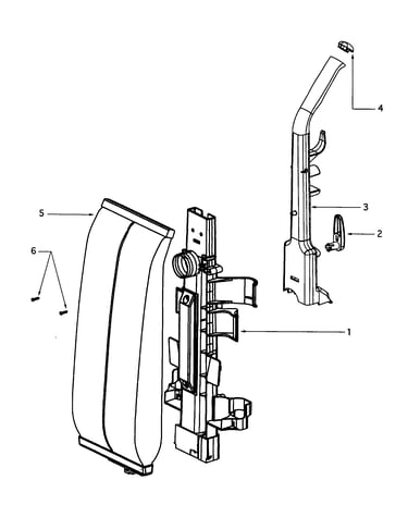 Upper handle assembly