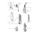 Eureka 7976ATS upper and lower handle assembly diagram