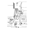 Eureka 4485BT-1 motor cover assembly diagram