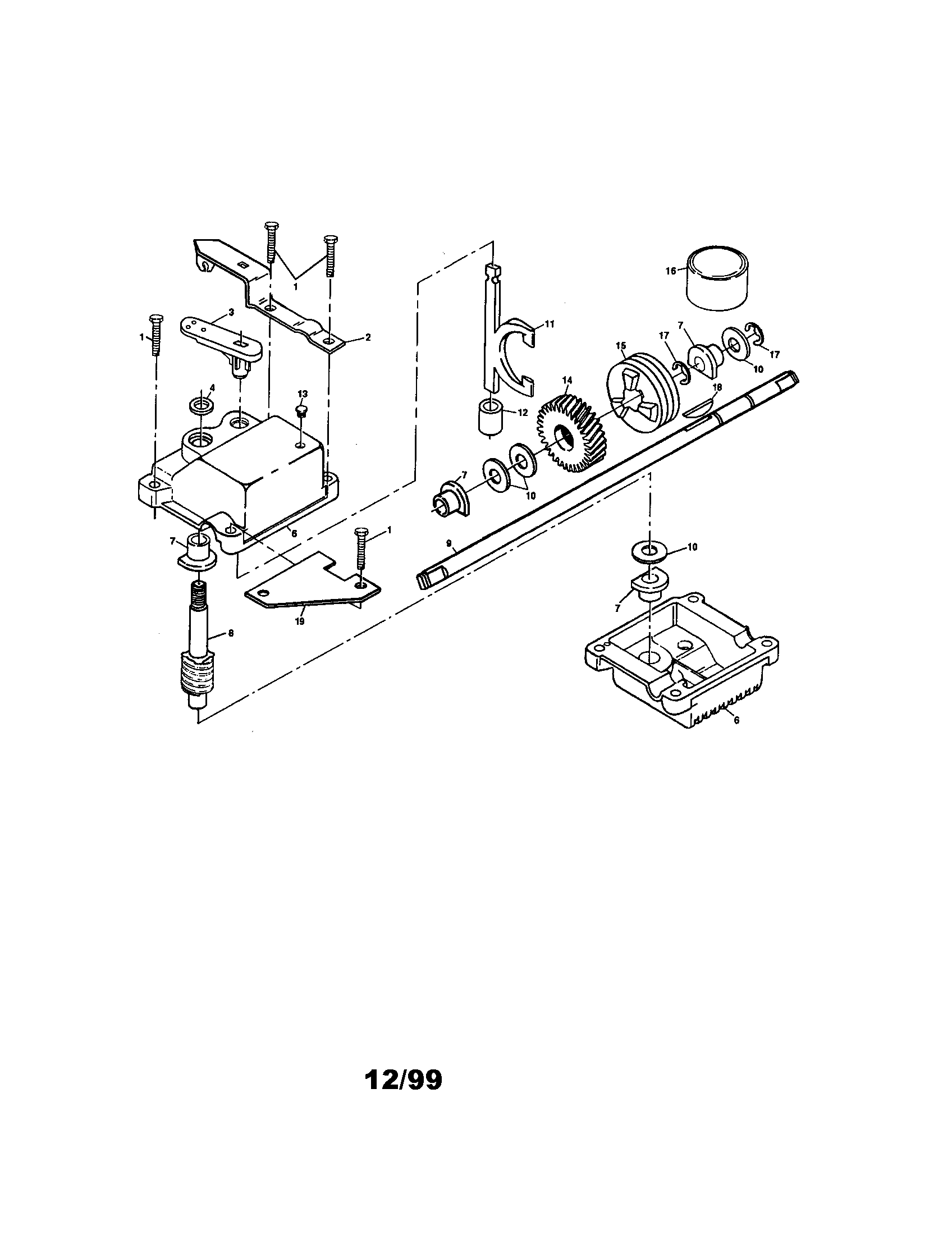 Gear case assembly