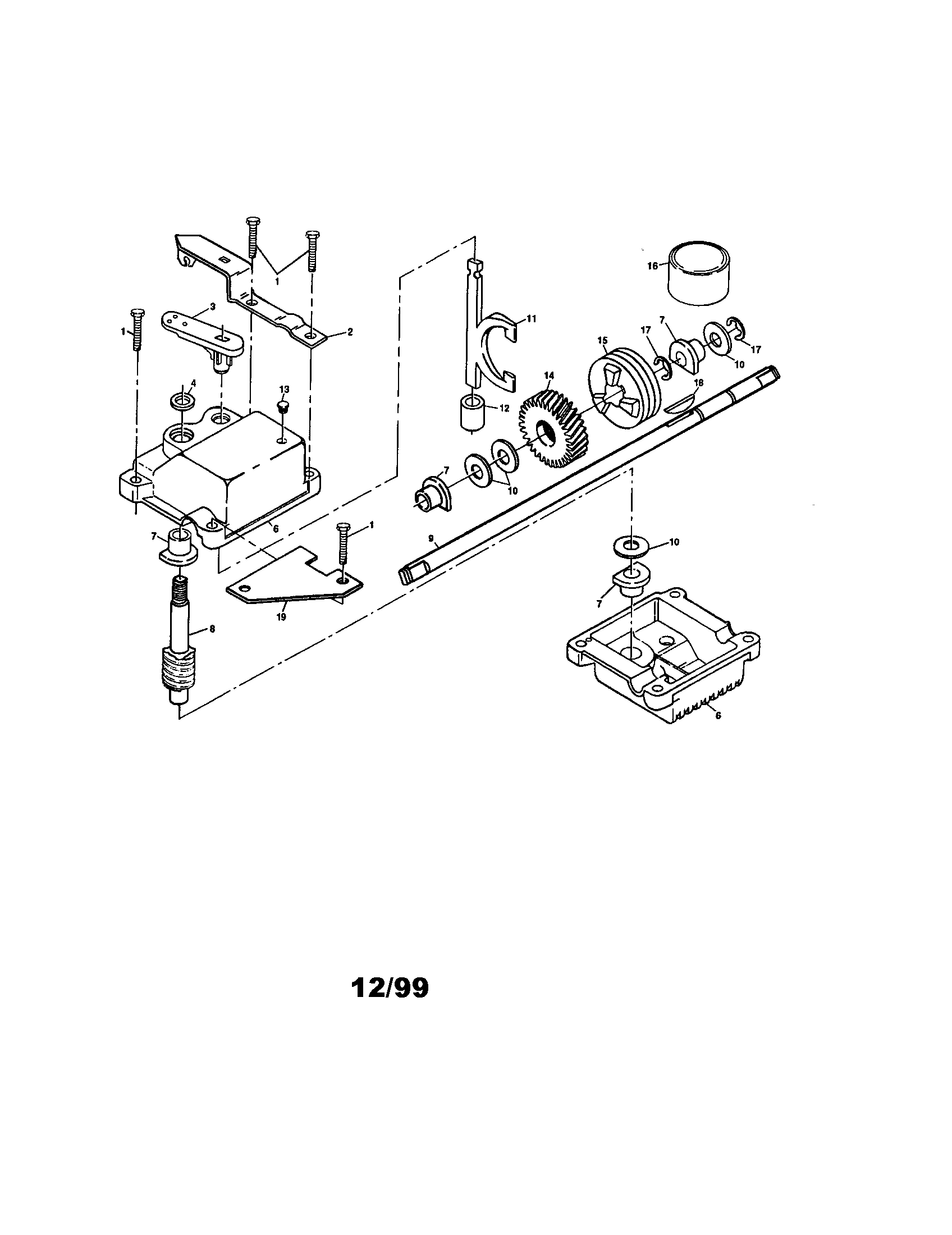 Gear case assembly
