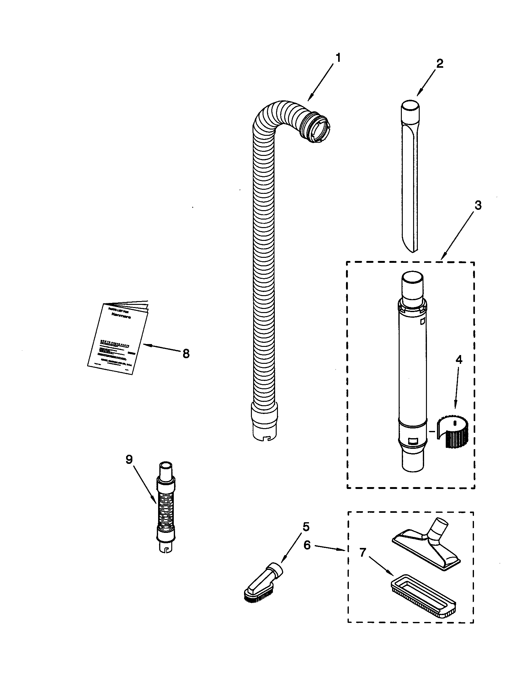 Hose and attachment
