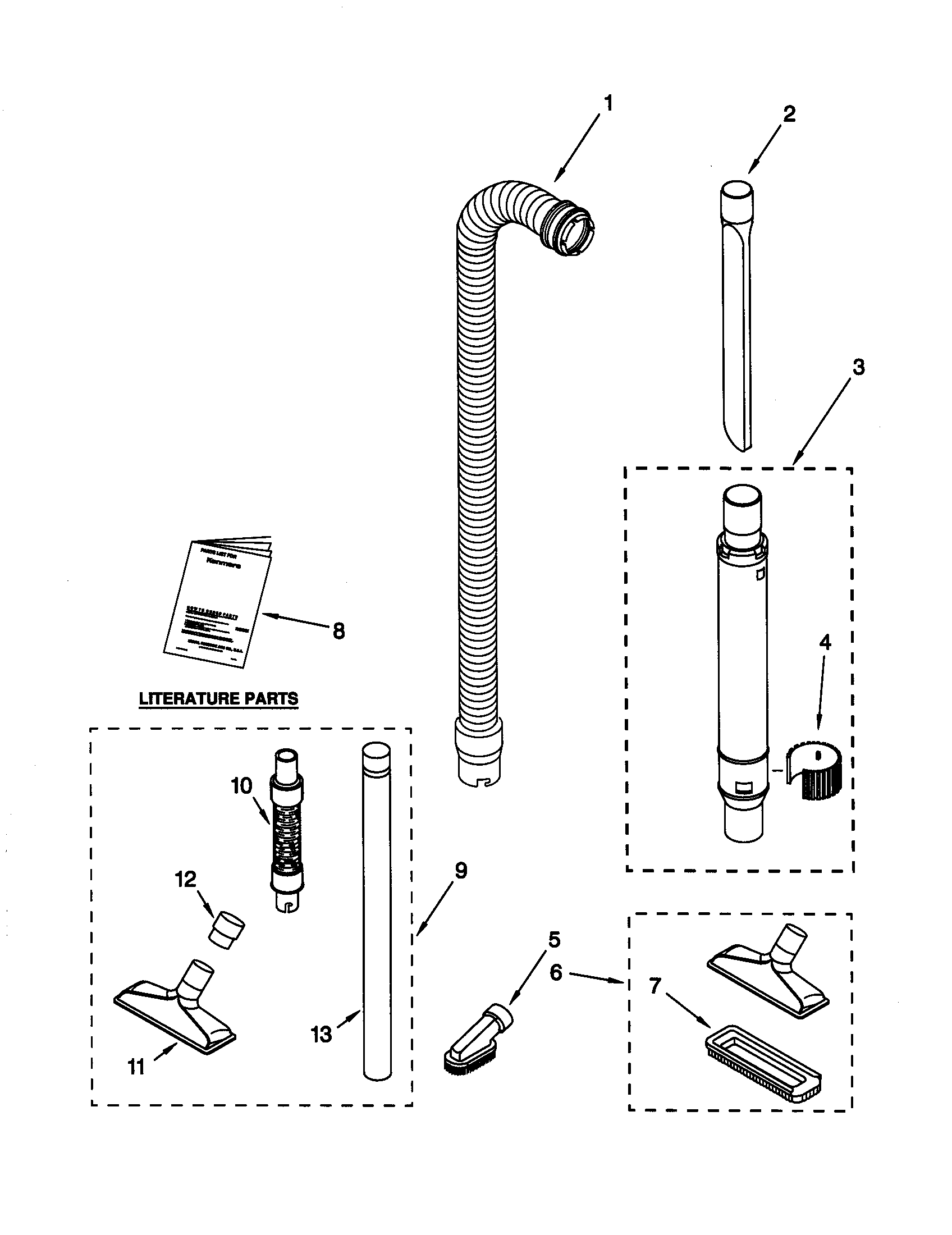 Hose and attachment