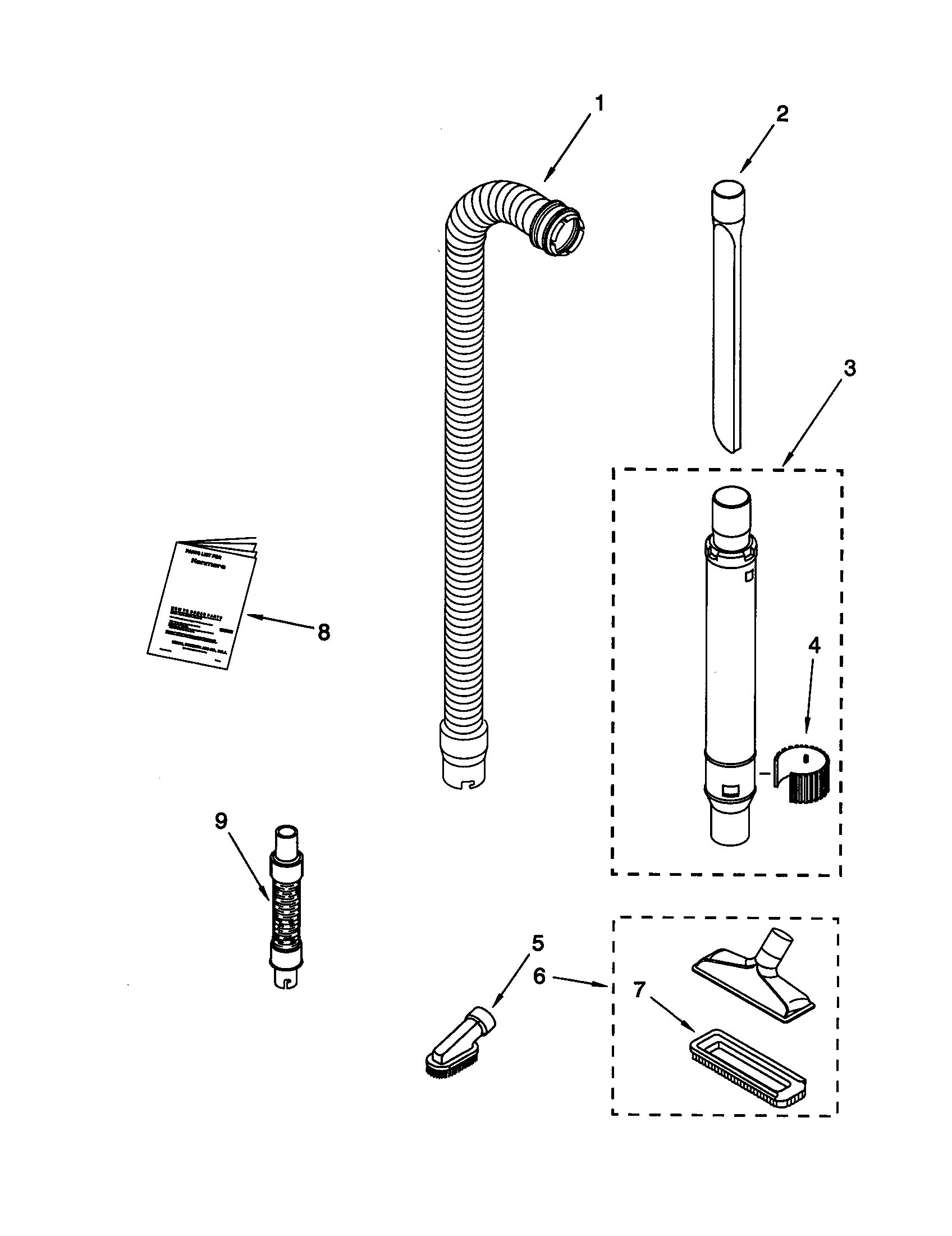 Hose and attachment