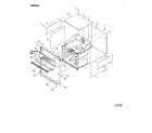 Amana AOES2730E-P1132367NE cabinet diagram