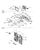 Dispenser cover/elect. brkt. assy.