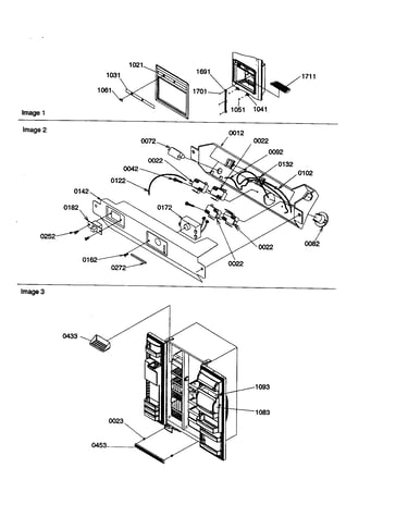 Dispenser cover/elect. brkt. assy.