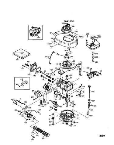 Replacement parts list