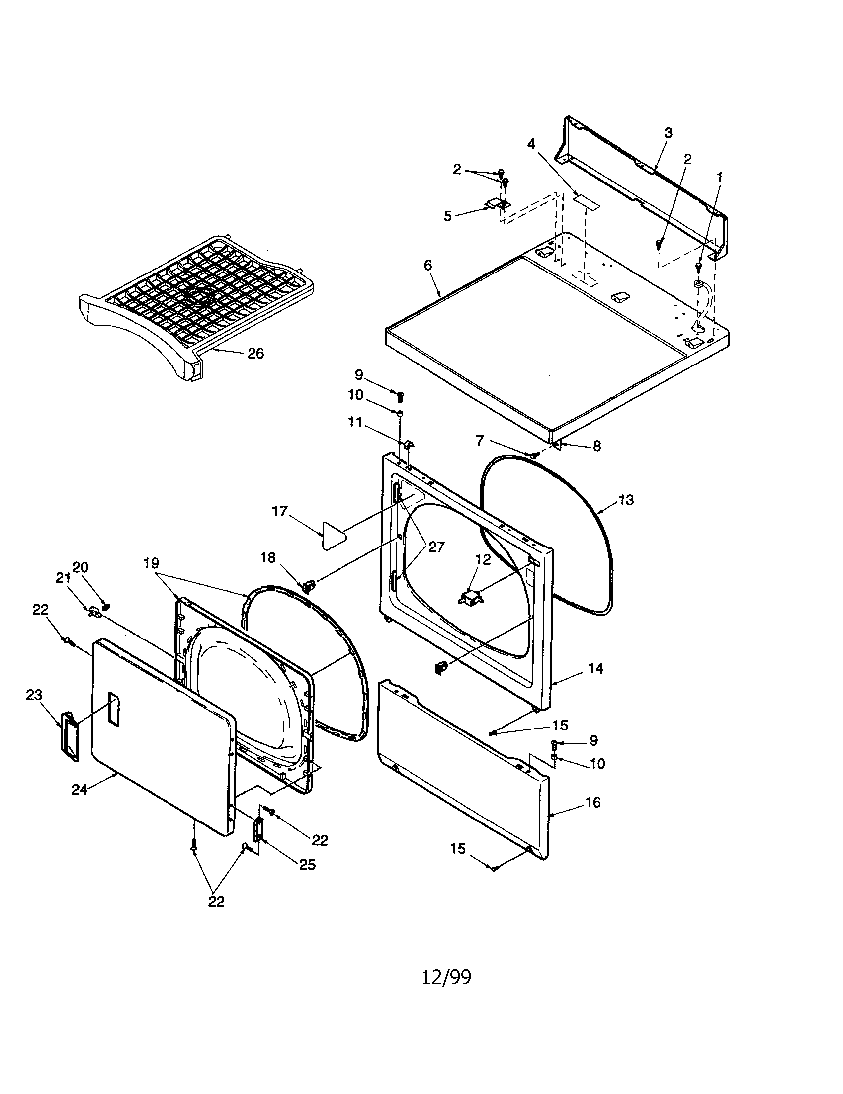 DOOR, ACCESS, AND TOP PANELS