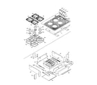 Frigidaire FCS388CEBF top/drawer diagram