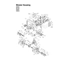 Craftsman 24742513 blower housing diagram