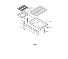 Kenmore 66595779891 drawer and broiler diagram