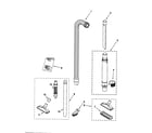 Kenmore 11639712991 hose and attachments diagram